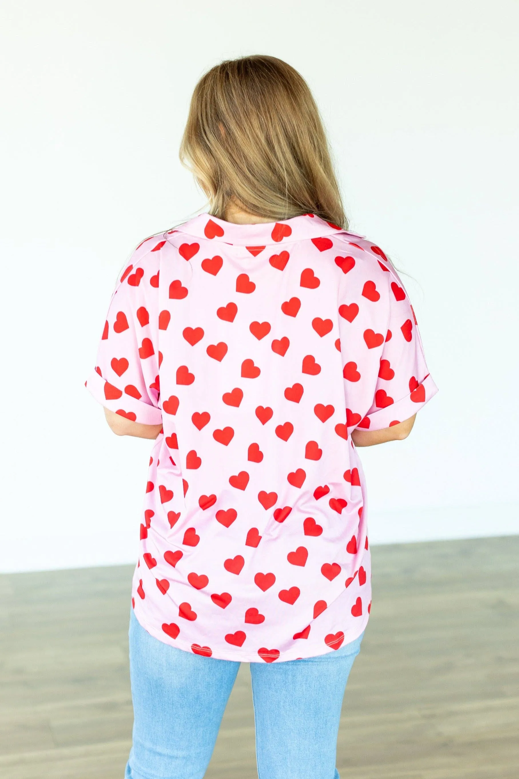 Hearts desire pink shirt