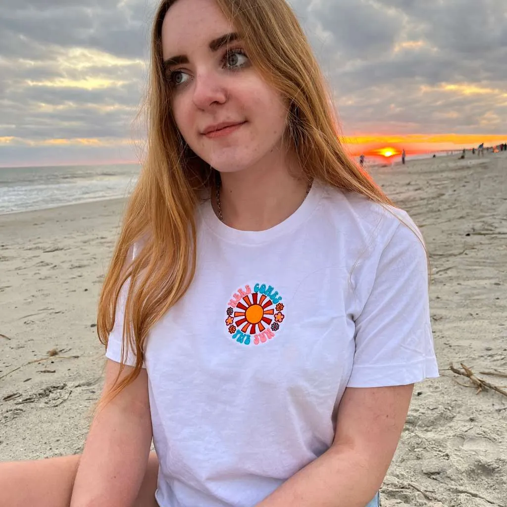 Here comes the sun Crop Top