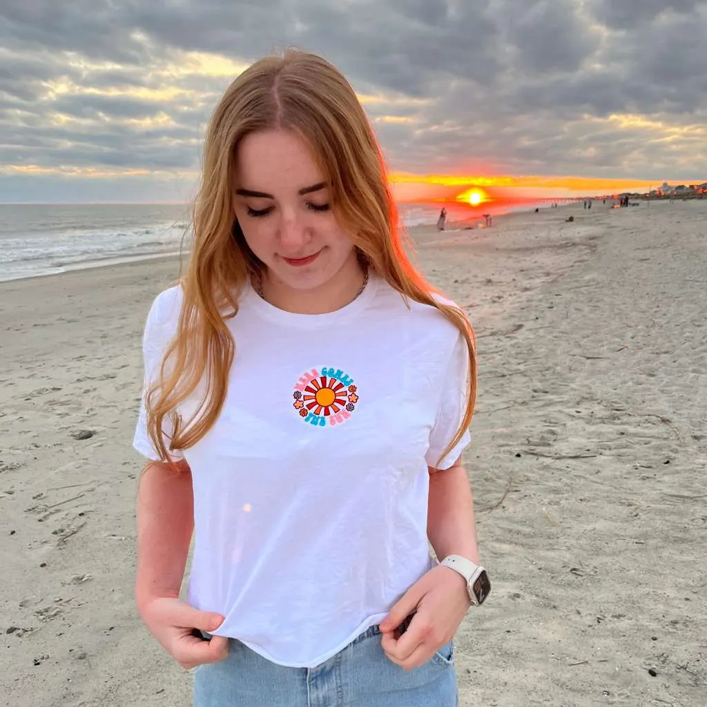 Here comes the sun Crop Top