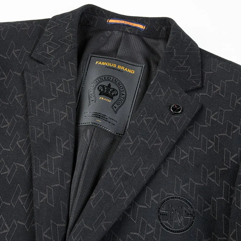 High Quality Blazer Men Italian Style Elegant Fashion High-end Simple Business Casual Trend Shopping Gentleman Slim Suit Jacket