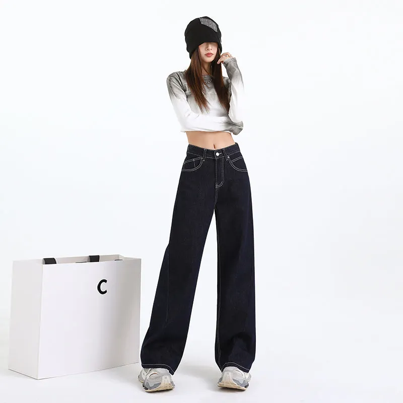 High-Quality Straight Leg Jeans for Women with Minimalist Style