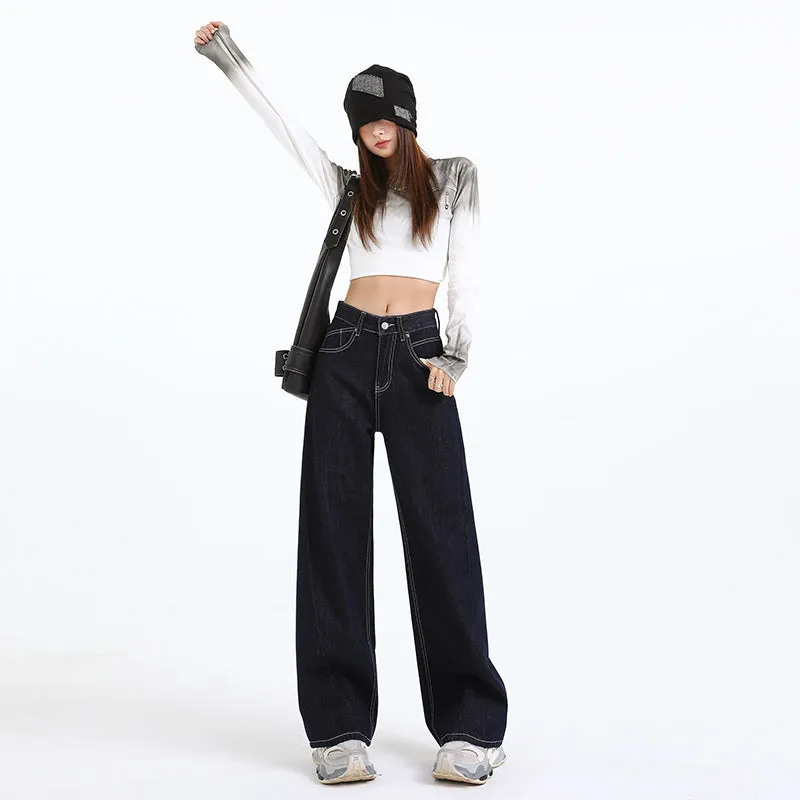 High-Quality Straight Leg Jeans for Women with Minimalist Style