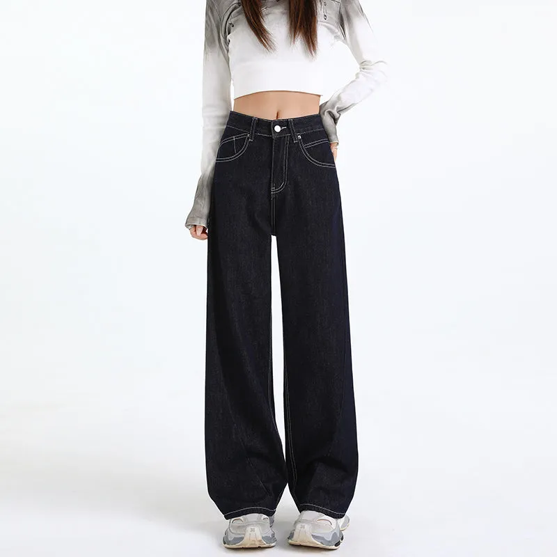 High-Quality Straight Leg Jeans for Women with Minimalist Style