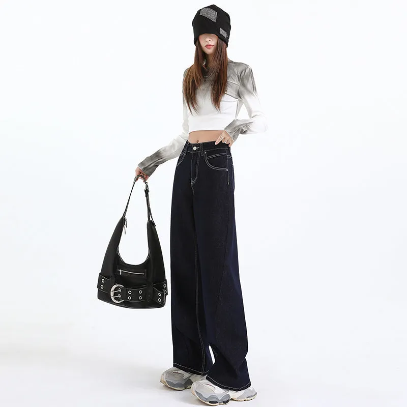 High-Quality Straight Leg Jeans for Women with Minimalist Style