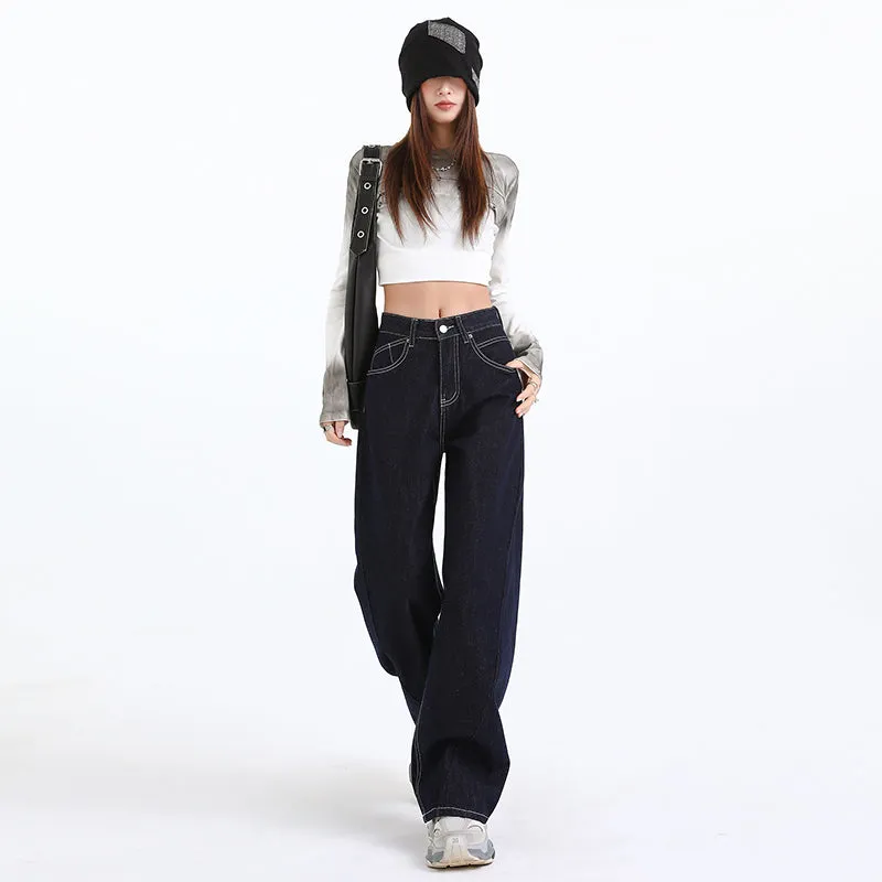 High-Quality Straight Leg Jeans for Women with Minimalist Style
