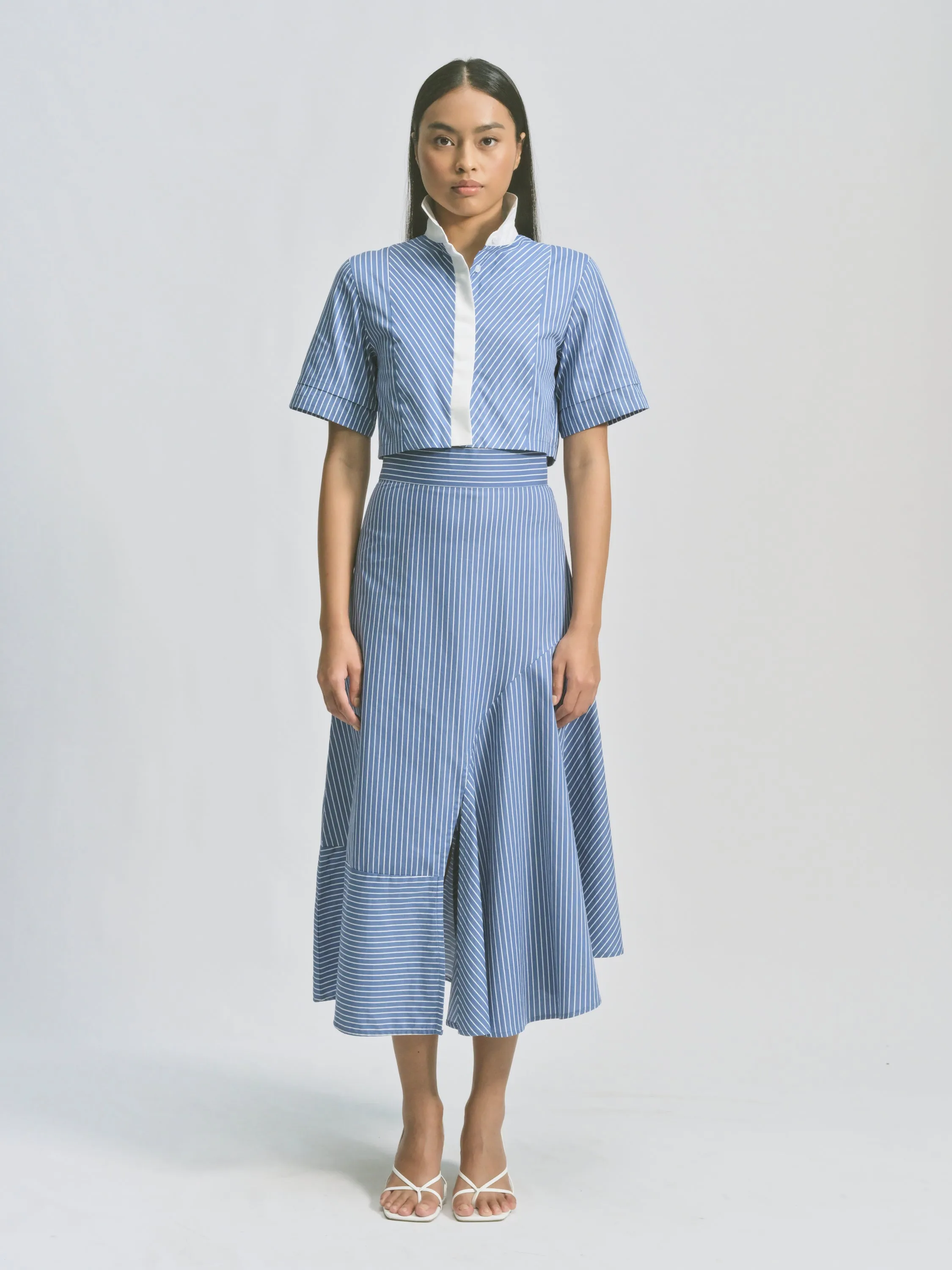 HIGH WAIST SWING SKIRT