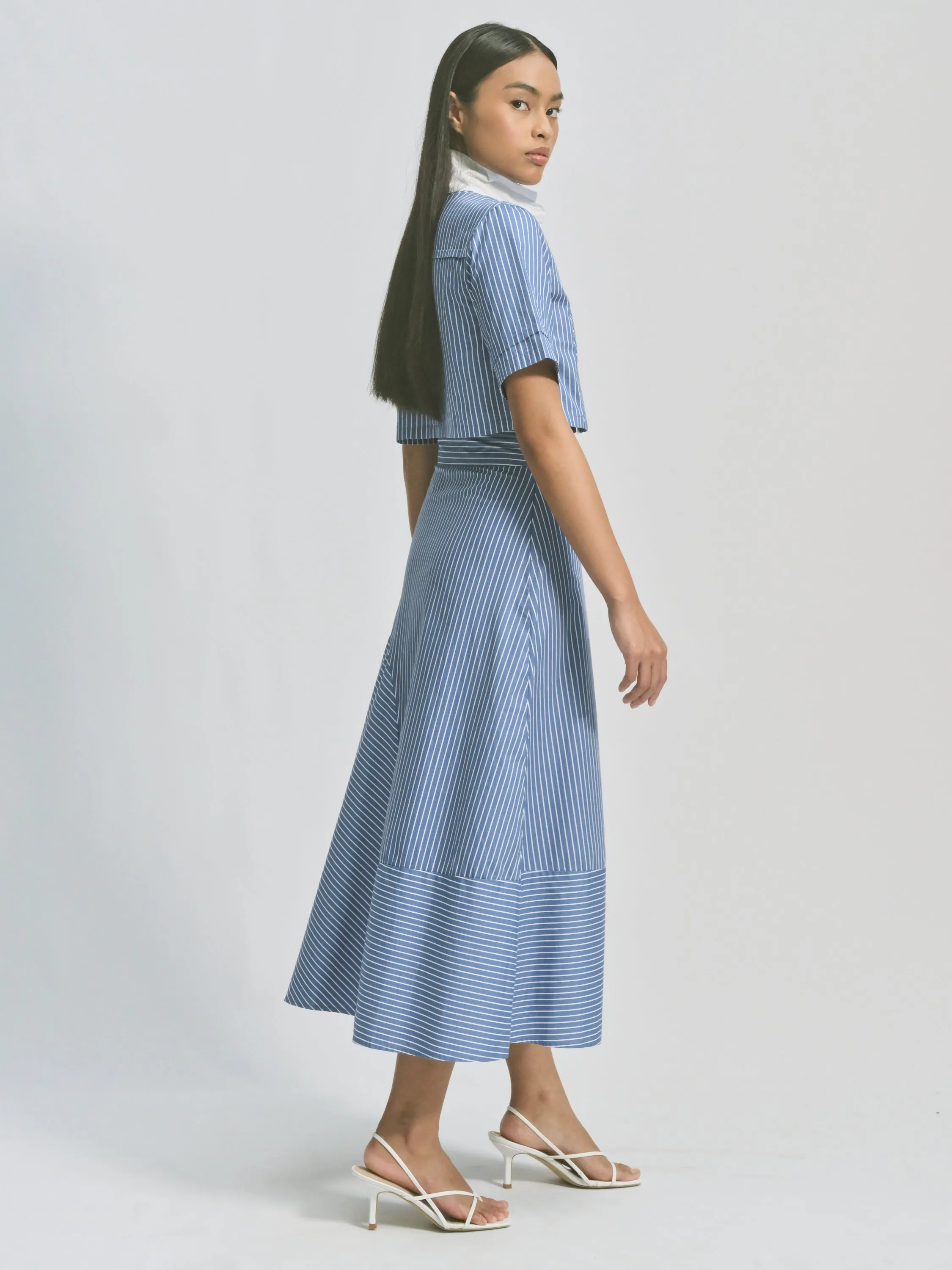 HIGH WAIST SWING SKIRT