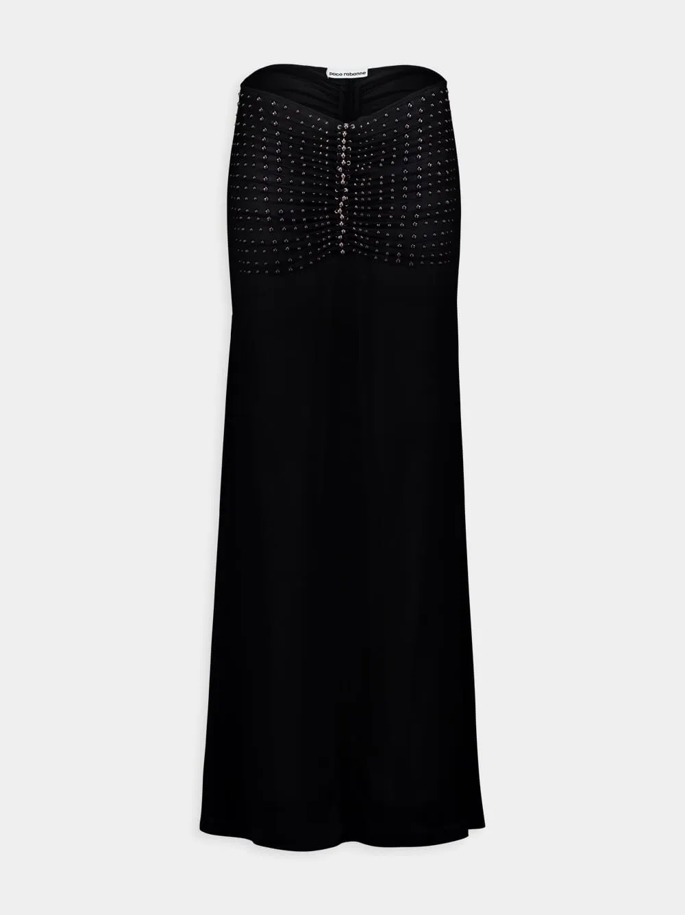 High-Waisted Studded Skirt