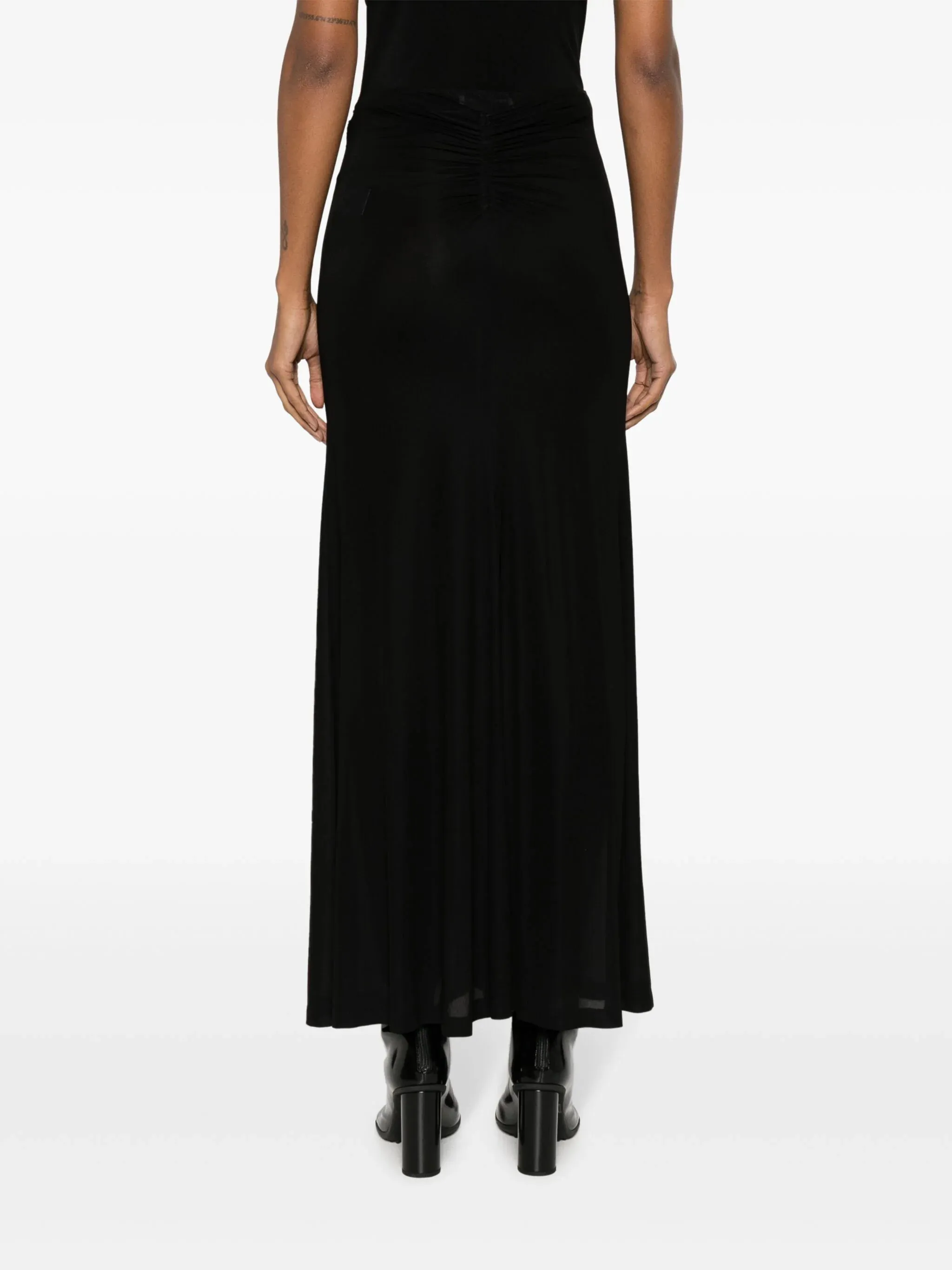 High-Waisted Studded Skirt