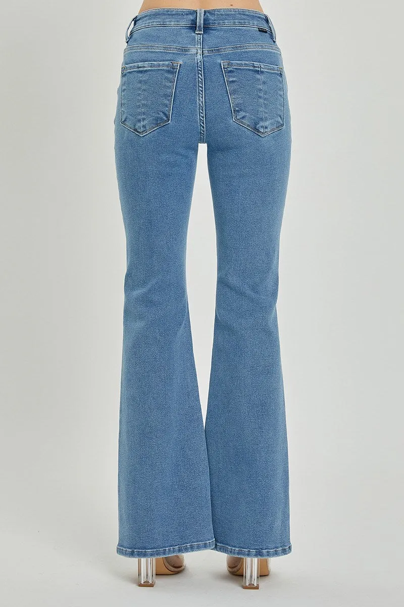 HR Flirty Flare Clean Jeans RISEN