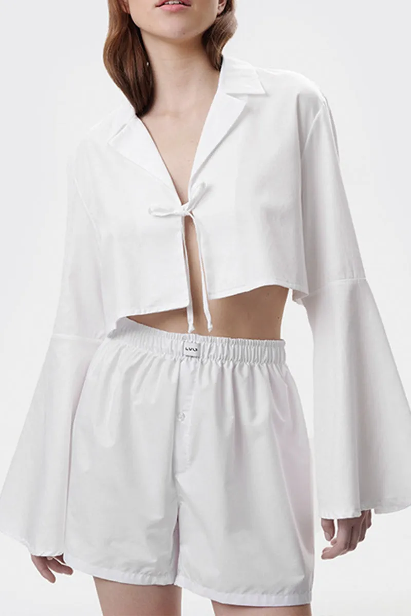 HTS1045 Urban Rebel Crop Shirt Top