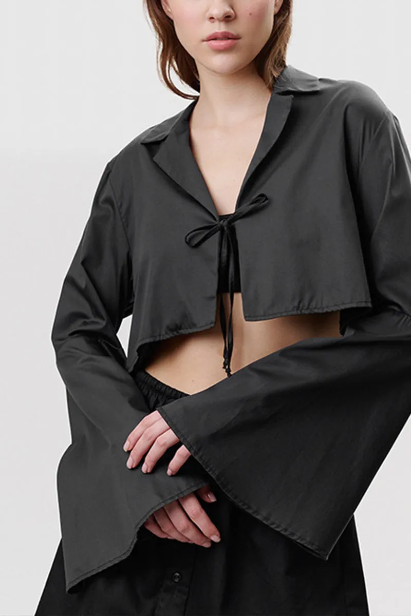 HTS1045 Urban Rebel Crop Shirt Top