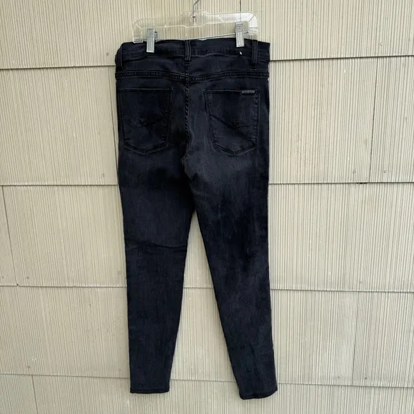 Hudson Jeans Luna Midrise Ankle Super Skinny with Side Bead Detail 5 Pocket  27