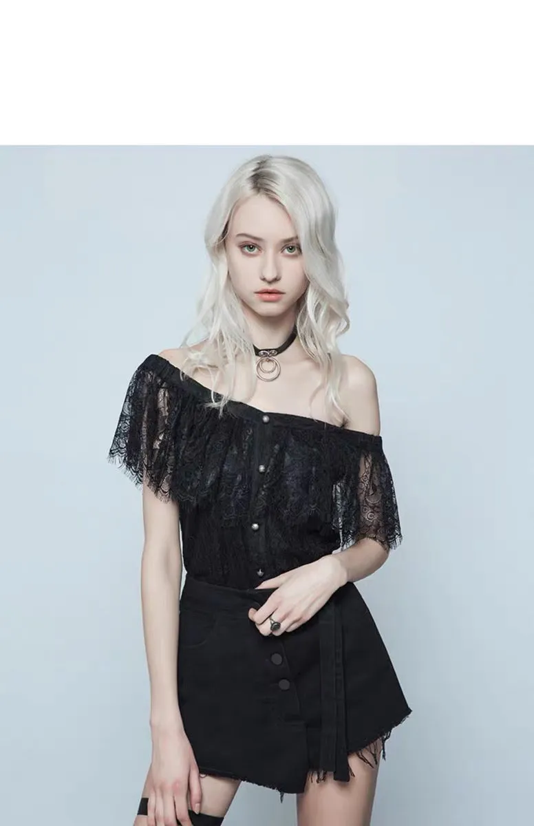 Irregular Bandage Shorts Skirt