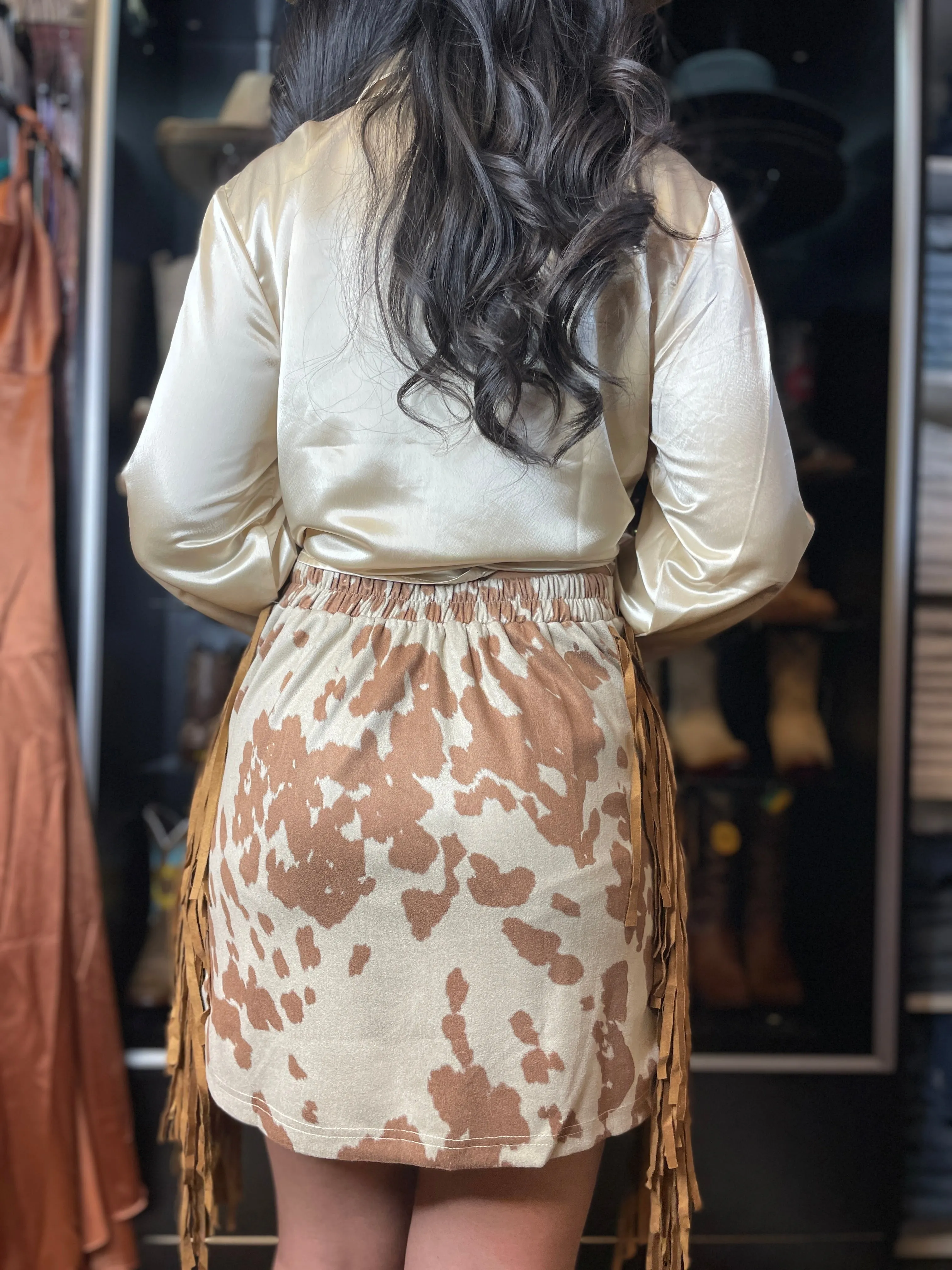 Ivy Cow Skirt
