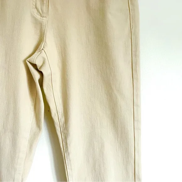 J. McLaughlin Lexi Jeans In Raw Beige Size 6 EUC