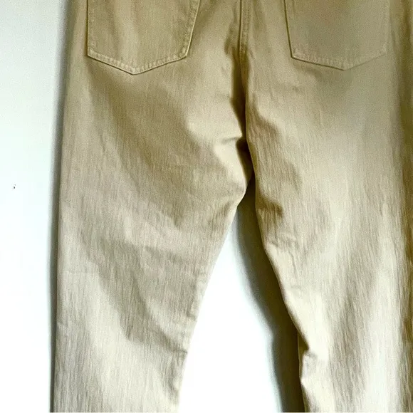 J. McLaughlin Lexi Jeans In Raw Beige Size 6 EUC