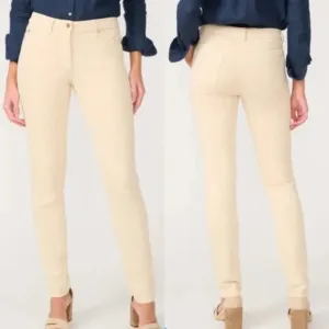 J. McLaughlin Lexi Jeans In Raw Beige Size 6 EUC