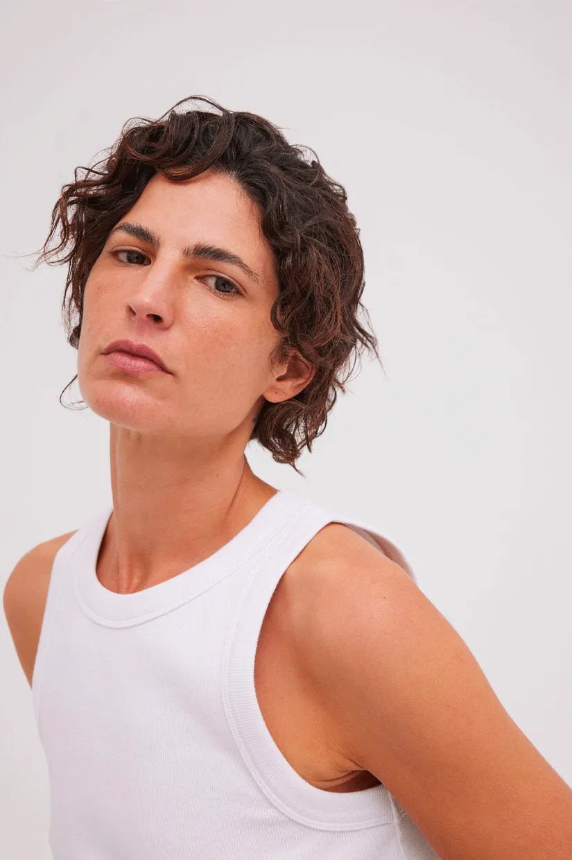 Jac   Jack Paris Tank - White