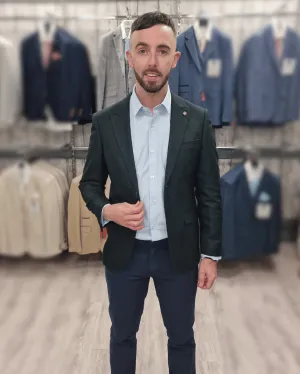 Jasper Green Jacket with Navy Chino
