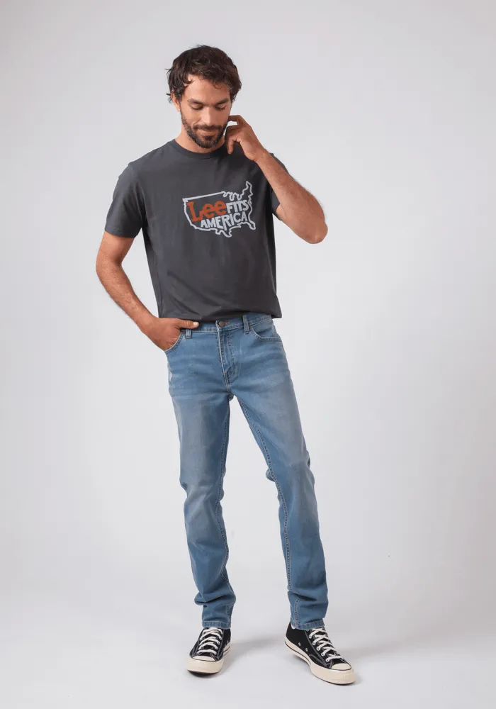 Jeans Hombre Malone Skinny Fit Clean Blue
