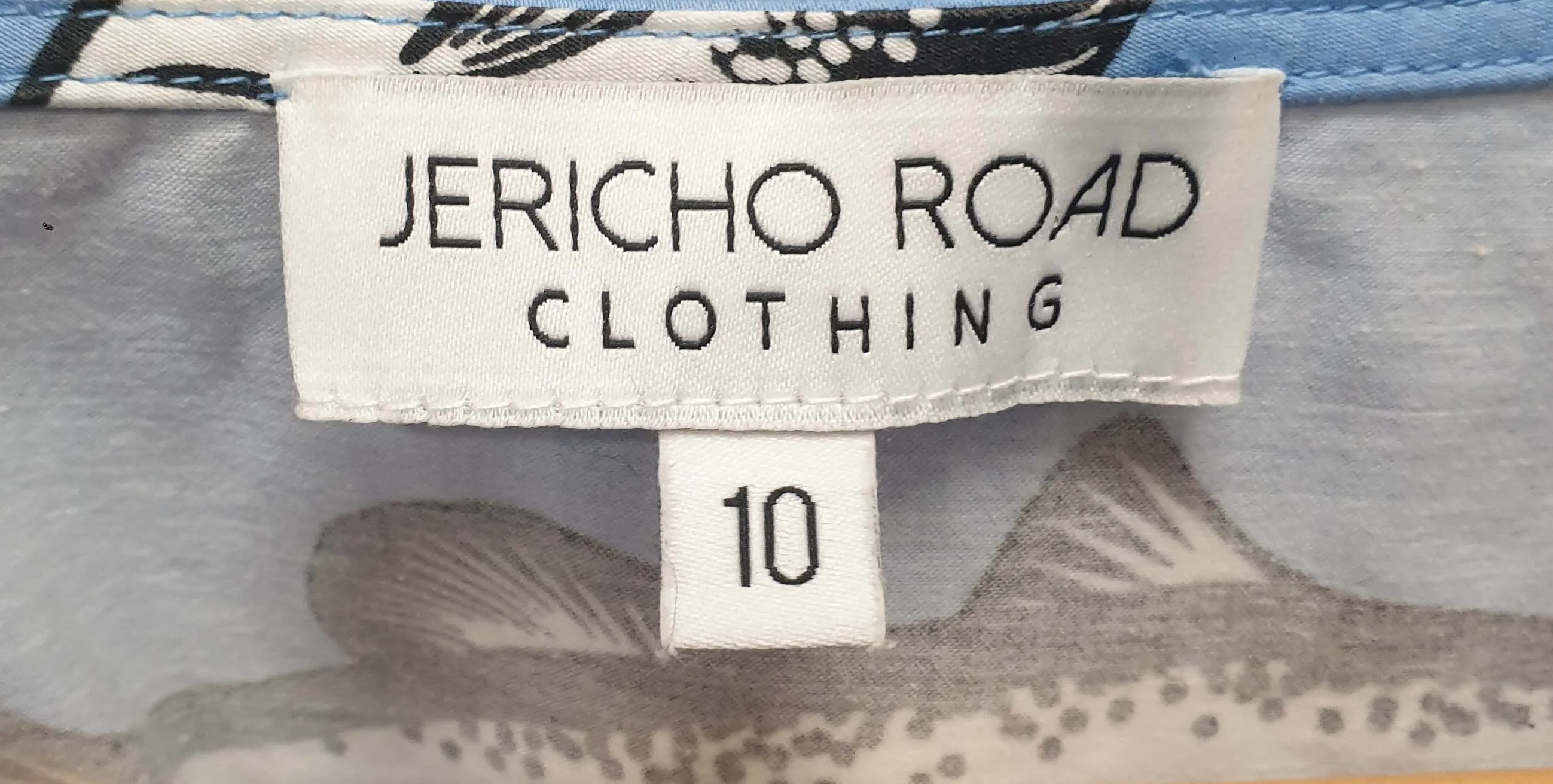 Jericho Road blue fish print size 10