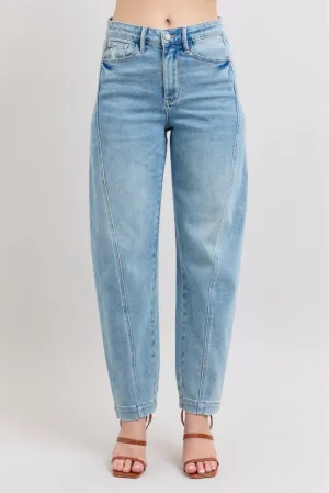 Judy Blue HW Side Panel Barrel Leg