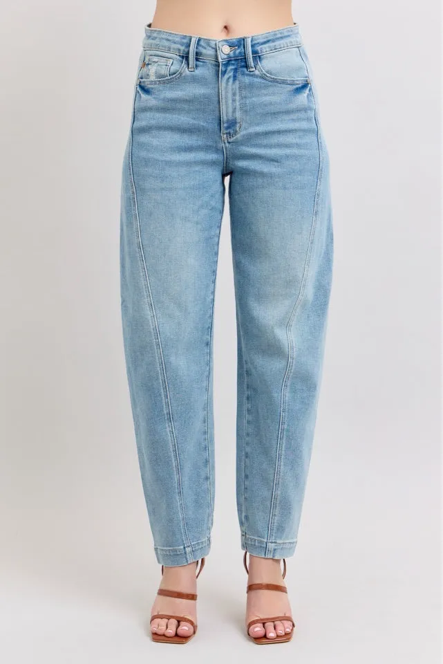 Judy Blue HW Side Panel Barrel Leg