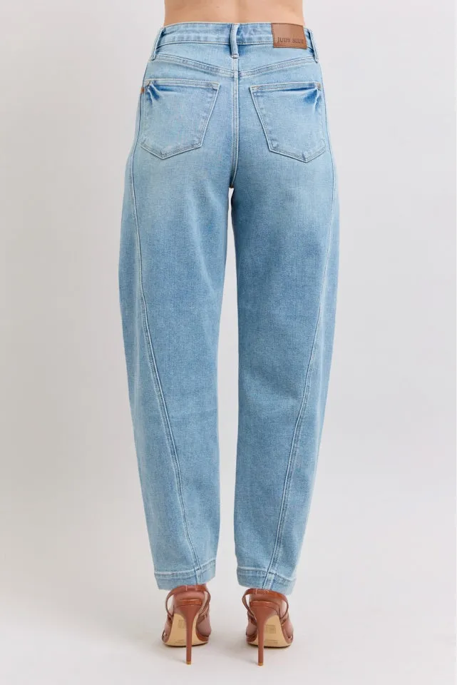 Judy Blue HW Side Panel Barrel Leg
