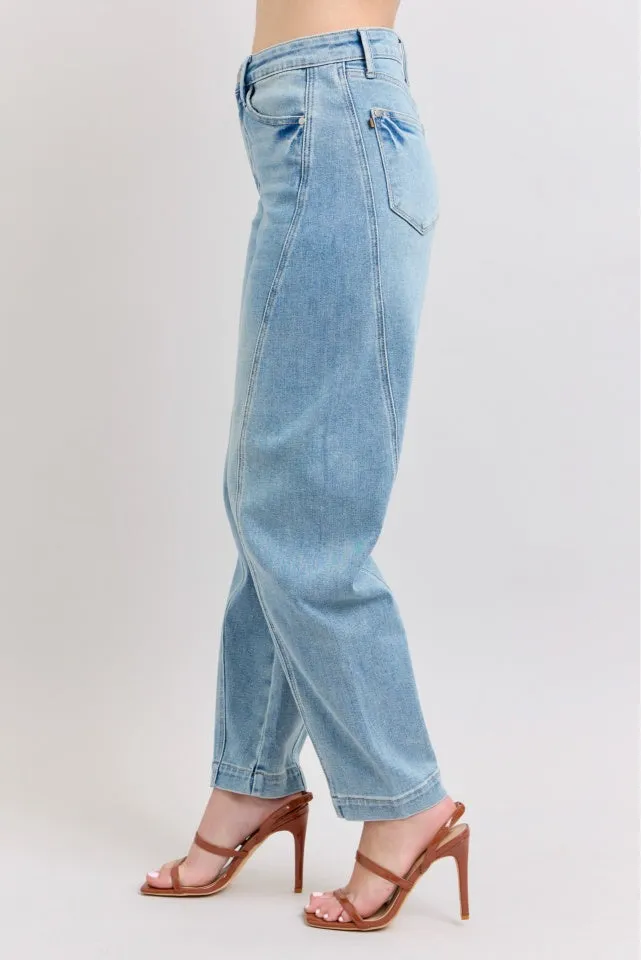 Judy Blue HW Side Panel Barrel Leg