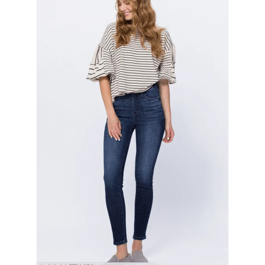 judy blue Super dark clean control top skinny