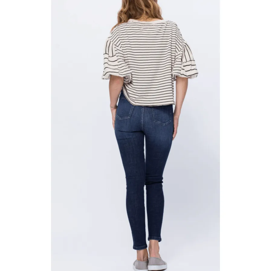 judy blue Super dark clean control top skinny