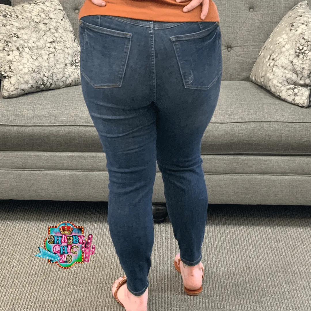 Judy Blue Tummy Control High Waist Non Distress Jeans
