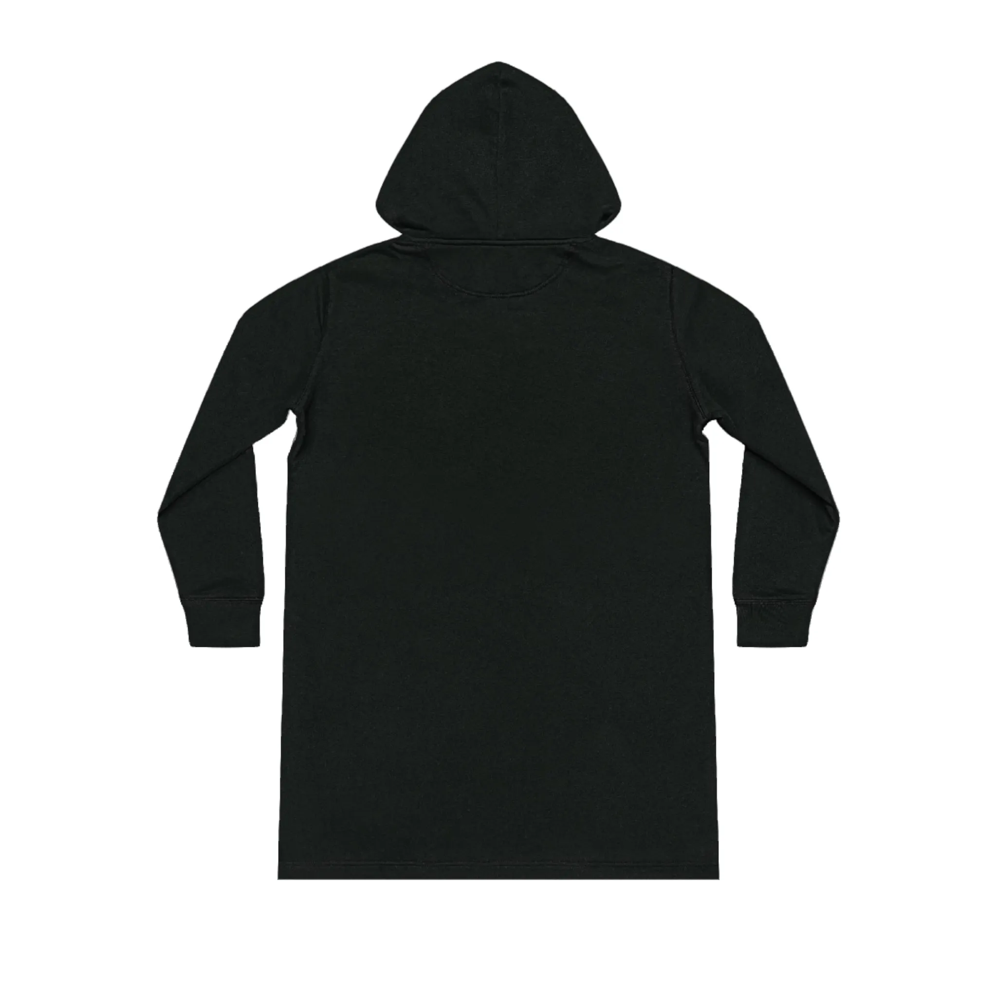 Just Breathe, Women's Streeter Organic Hoodie Dress (Dark), Printed