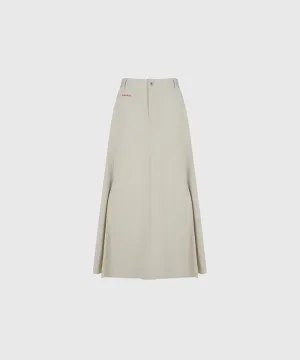 KANDINI Windflow Long Skirt - Light Khaki