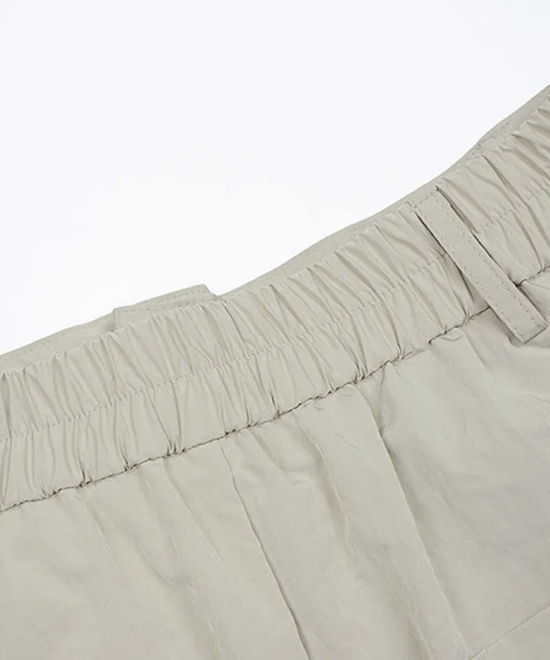 KANDINI Windflow Long Skirt - Light Khaki