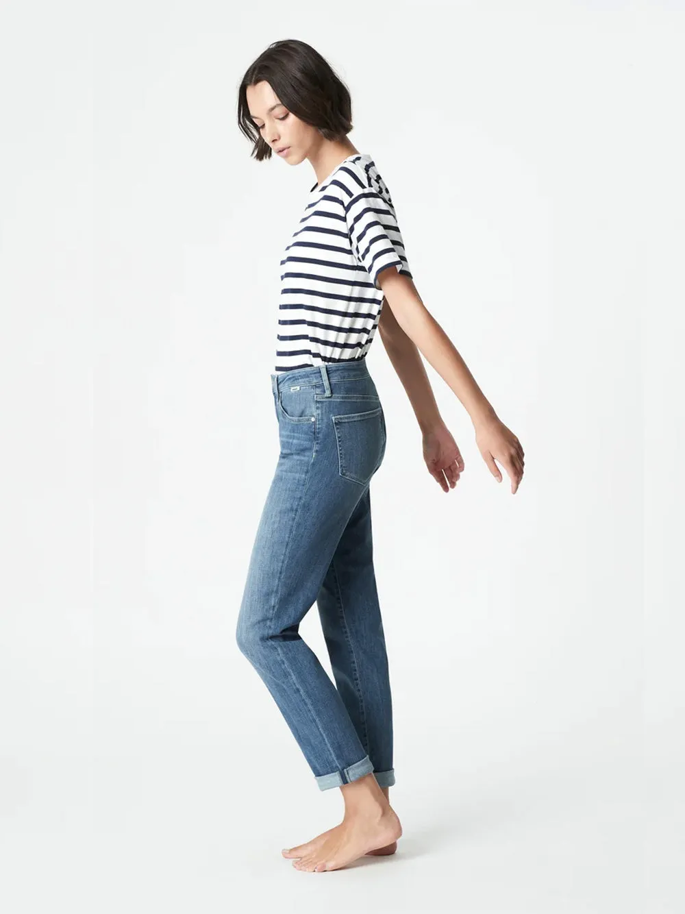 Kathleen Jeans - Light Brushed Feather Blue