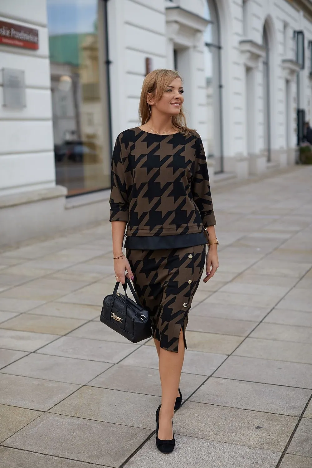 Kimono-Inspired Elegant Skirt Set