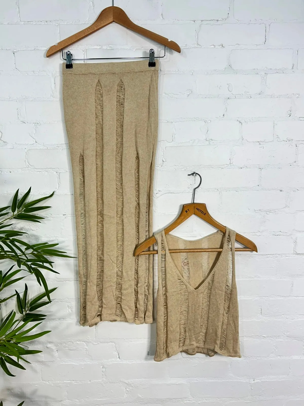Knitted Skirt And Top