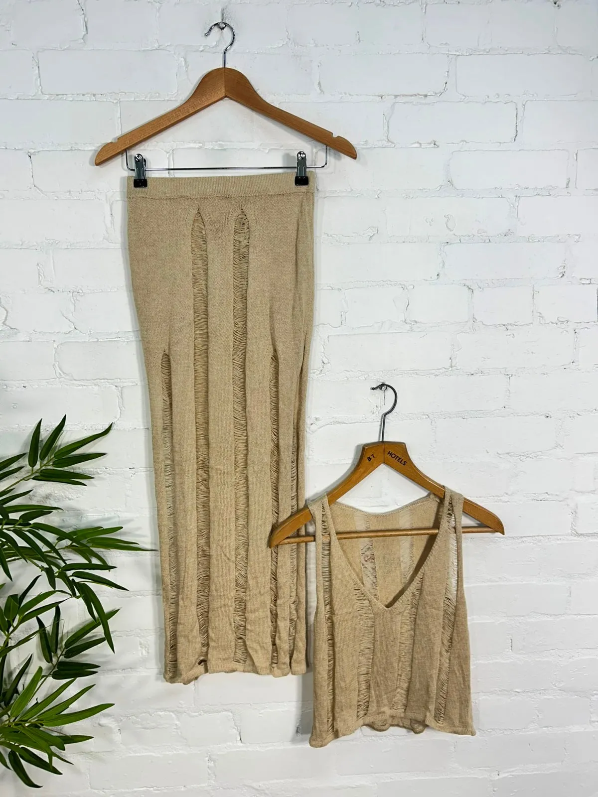 Knitted Skirt And Top
