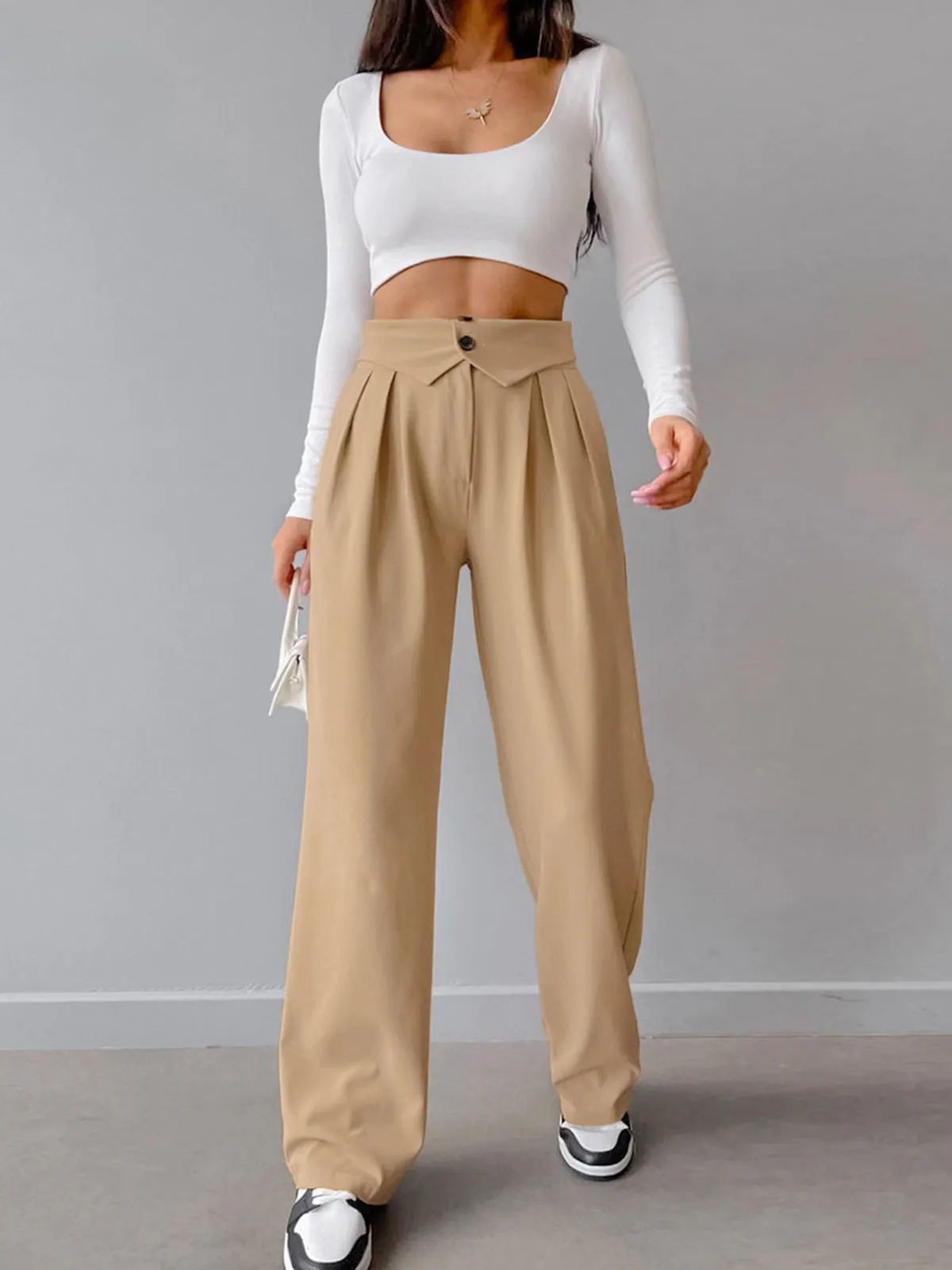 Krishna - Trendy Plain Pants for Women