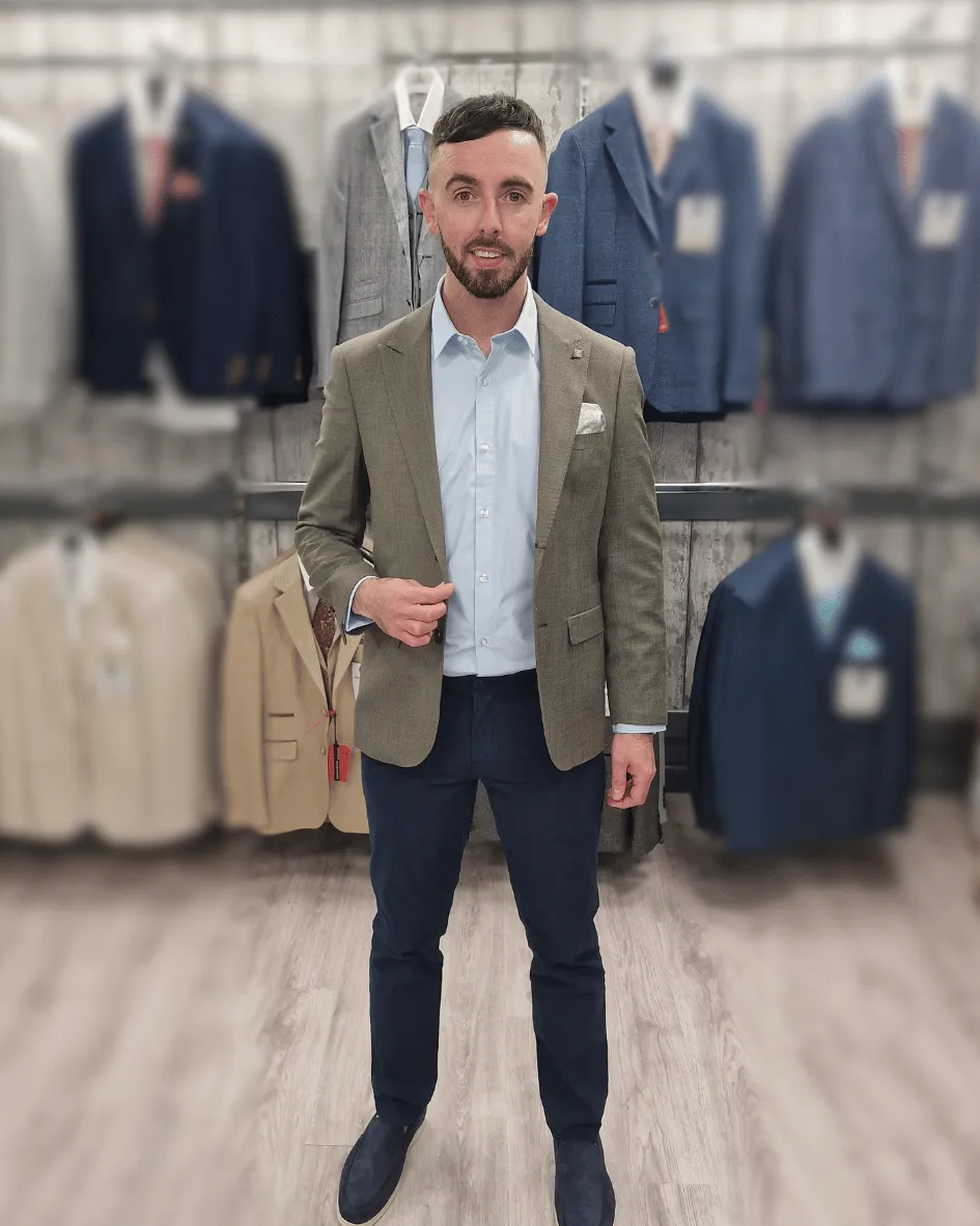Kurt Sage Jacket with Navy Chino