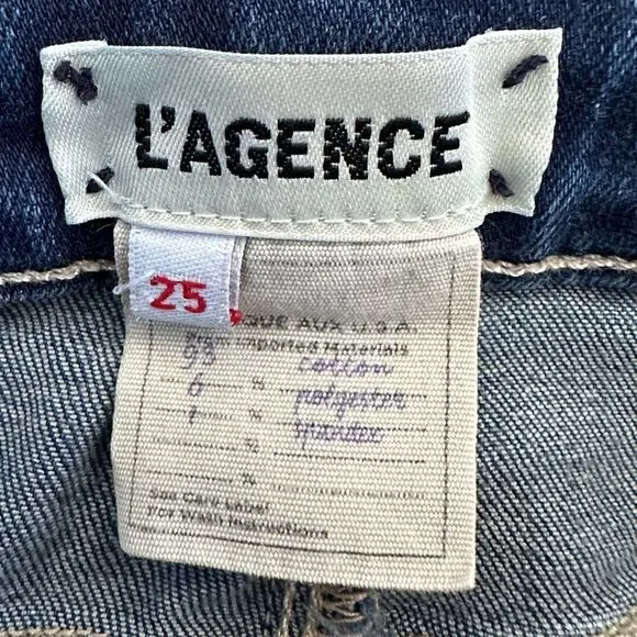 L’agence ~ Women’s Margot High Rise ~ Blue Skinny Jeans ~ size 25