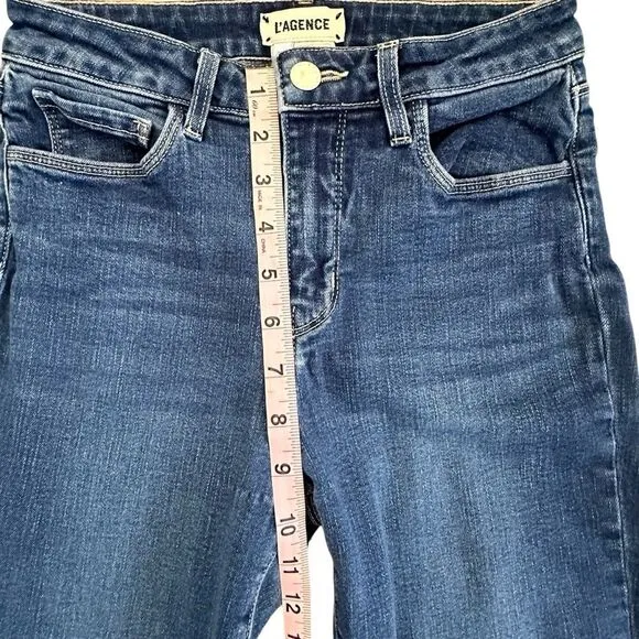 L’agence ~ Women’s Margot High Rise ~ Blue Skinny Jeans ~ size 25