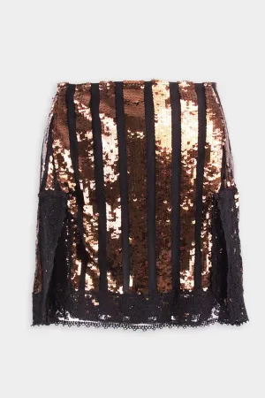 Lambada Skirt in Bronze