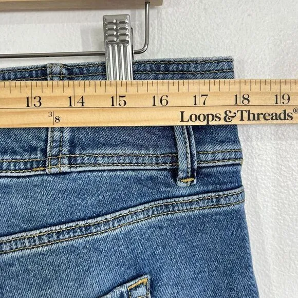 Lane Bryant Ultra High-Rise Signature Fit Wide- Leg Size‎ 14S Denim Jeans Retro