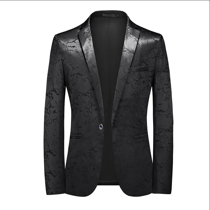 Large Size 6XL Men Business Boutique Suit Jacket 2023 Summer New Wedding Party Blazers Men's Thin Coats