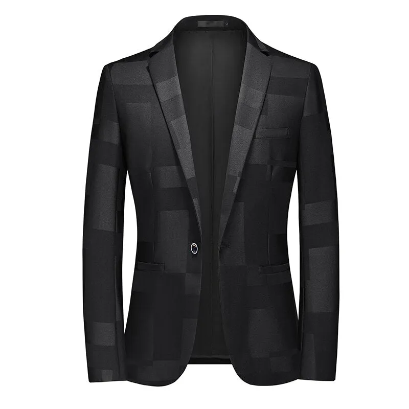 Large Size 6XL Men Business Boutique Suit Jacket 2023 Summer New Wedding Party Blazers Men's Thin Coats