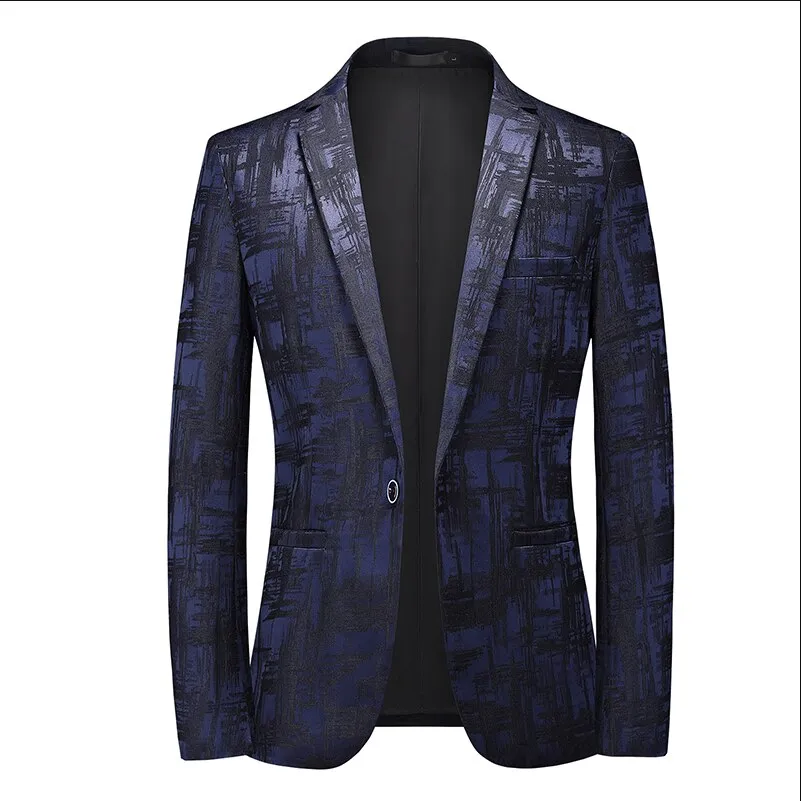 Large Size 6XL Men Business Boutique Suit Jacket 2023 Summer New Wedding Party Blazers Men's Thin Coats
