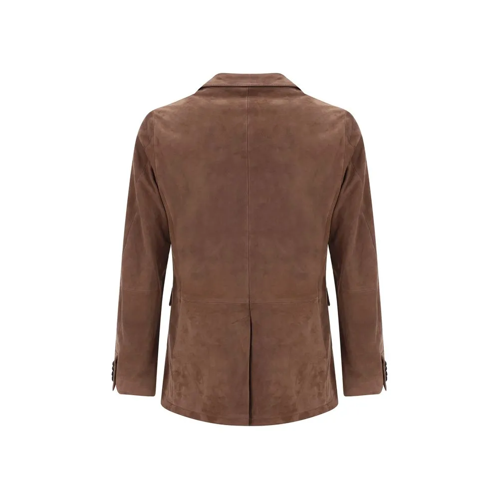 Leather Blazer Jacket